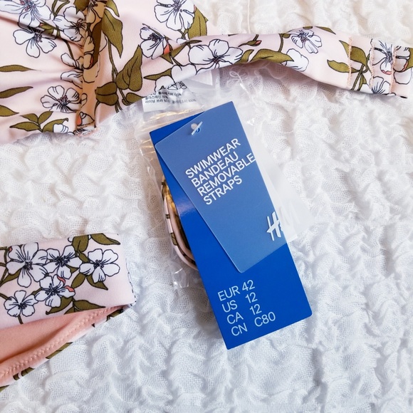 NWT Floral Bikini with Cheeky Bottoms Size 12 H&M - Picture 3 of 6